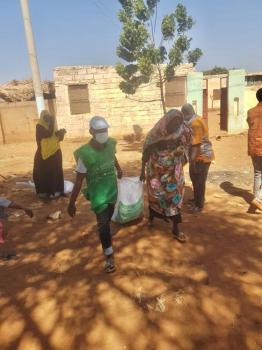 160 طن غذاء لكردفان السودانية