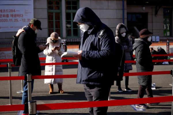 كوريا الجنوبية تسجل 1020 إصابة جديدة بفيروس كورونا