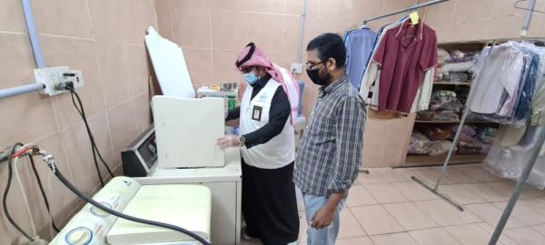ضبط 6 «مغاسل ملابس» مخالفة ببقيق