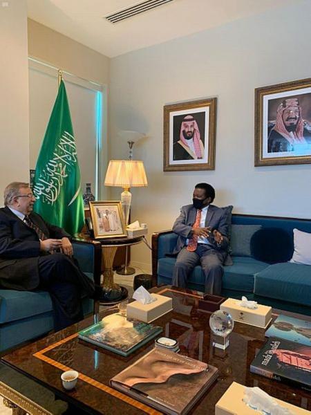 «المعلمي» يستعرض مع نظيره بجنوب أفريقيا العلاقات الثنائية 