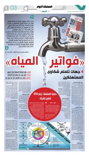 «فواتير المياه»..المتسبب بالضرر يتحمل الخسائر