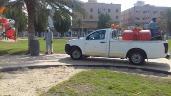 تعقيم 530 موقعا بالجبيل