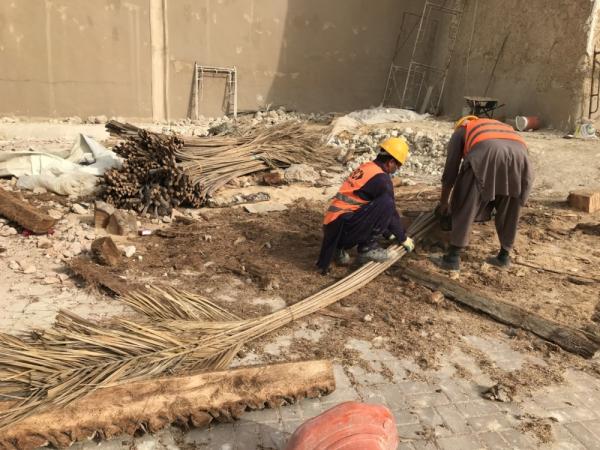 90 % إنجازا بترميم قصر صاهود
