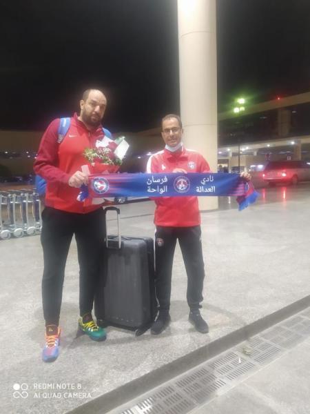 وصول مدرب طائرة العدالة