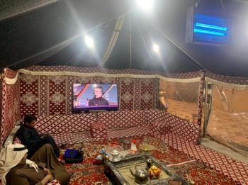 مقاهي حفرالباطن تستقبل جمهور السوبر السعودي