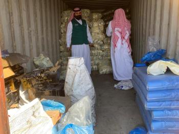 ضبط 51.5 طن حطب محلي بالجبيل والقطيف