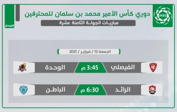 الفيصلي والوحدة.. موقعة متكافئة الرائد والباطن.. صراع الهبوط