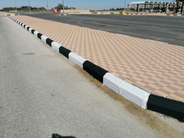 طلاء الأرصفة وصيانة الطرق بمليجة