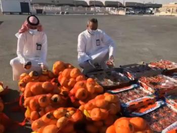 ضبط طنّين فاكهة فاسدة بالدمام