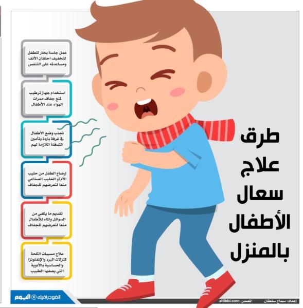 طرق علاج سعال الأطفال بالمنزل