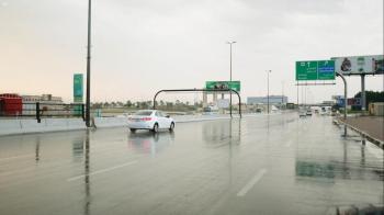 أمطار رعدية على الخفجي وحفر الباطن والنعيرية