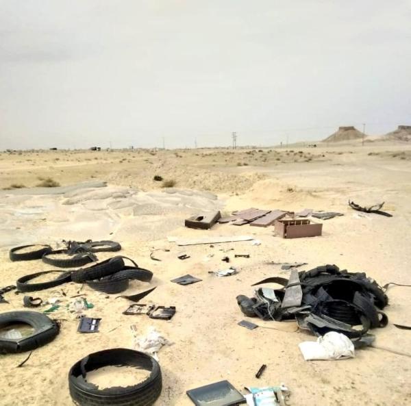 تسوية الأراضي الفضاء بمداخل النعيرية