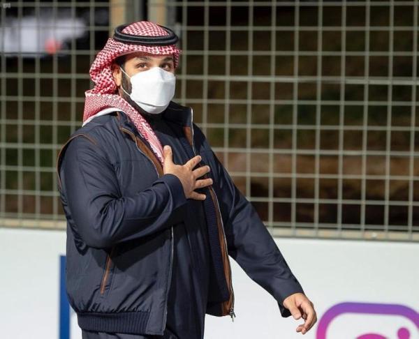 ولي العهد يشهد سباق فورمولا الدرعية