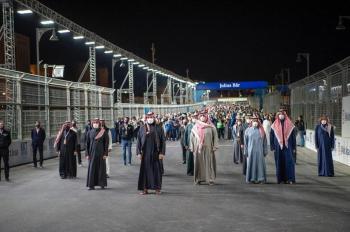 ولي العهد يشهد سباق فورمولا الدرعية