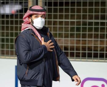 ولي العهد يشهد سباق فورمولا الدرعية