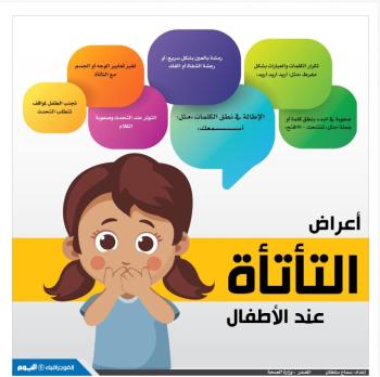 أعراض التأتأة عند الأطفال