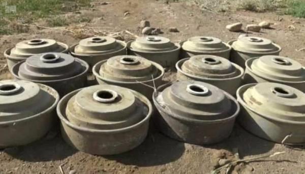 «مسام» يطهر أراضي اليمن من 1846 لغما حوثيا