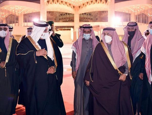 ولي عهد البحرين يغادر الرياض