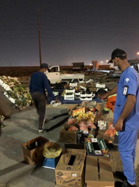 مصادرة 13 طن خضراوات غرب الدمام