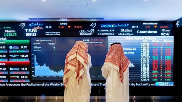 7 % ارتفاعا بقيم التداولات في سوق الأسهم