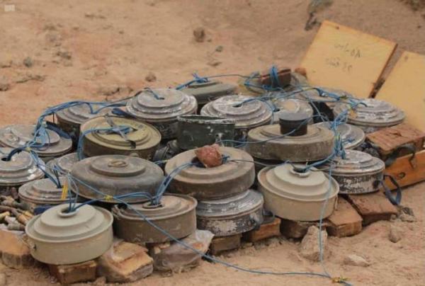 «مسام» يطهر أراضي اليمن من 1632 لغما حوثيا