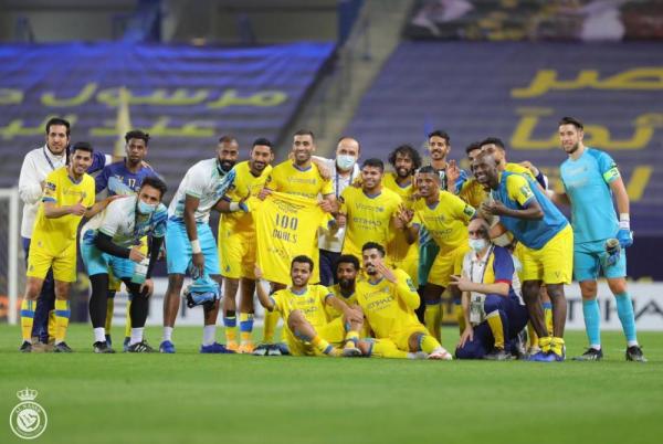 حمد الله يصل للهدف 100 مع النصر