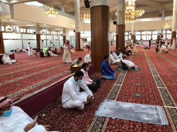 314 مخالفة لمنسوبي المساجد والمصلين في 6 أسابيع