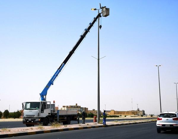 صيانة مدخل النعيرية الشمالي