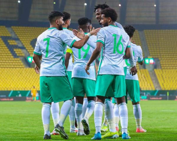 الاخضر يكسب وديه الأزرق بهدف العمري