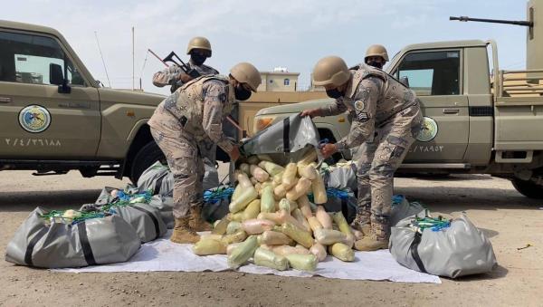 إحباط  تهريب 655 كيلو حشيش بالخفجي