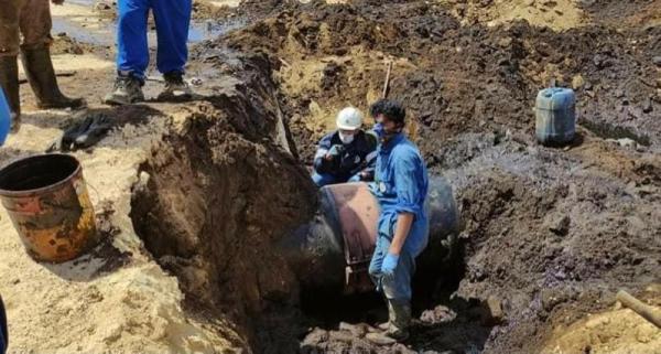 ليبيا: السيطرة على تسرب نفطي قرب حقل الظهرة