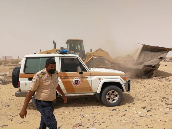 إغلاق 36 مخيما وصندقة عشوائية