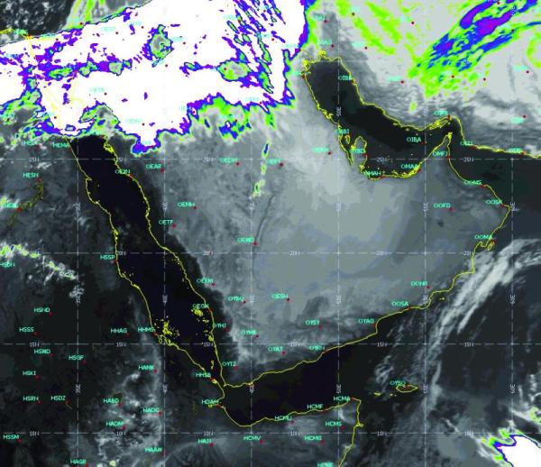 المؤشرات الجوية لمناطق المملكة