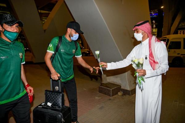 بالصور.. وصول بعثة الشرطة العراقي إلى الرياض