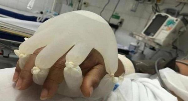 قفازات الماء بديل «اللمسة البشرية»