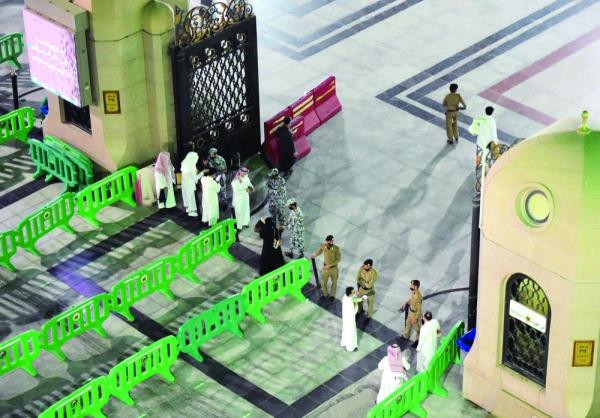 «أمن وسلامة» لقاصدي المسجد النبويالإجراءات الاحترازية..