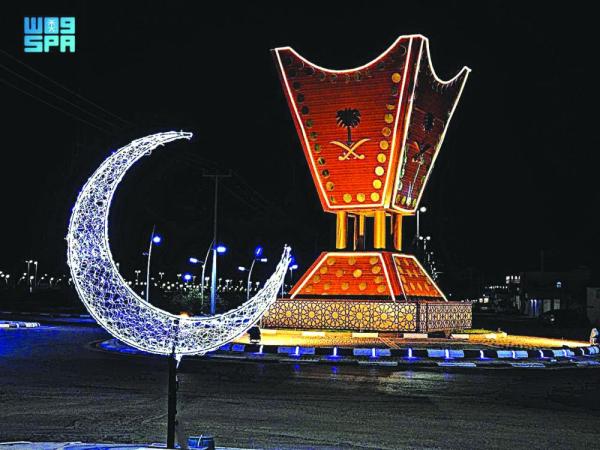 «المجسمات».. زينة مدن وشوارع المملكة في رمضان