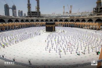 تفويج 1.5 مليون معتمر ومصل خلال العشر الأول من رمضان