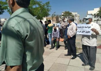 محتجو إيران في يوم العمال يهتفون: حكومة اللصوص عدوتنا