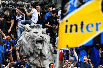 انتقادات لاحتفالات جماهير إنتر ميلان بلقب الدوري الإيطالي
