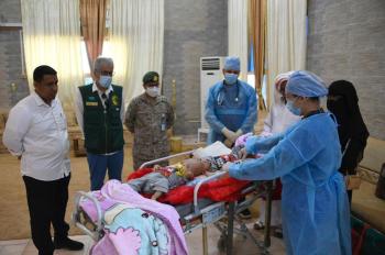 «الحالة 116».. وصول التوأم السيامي اليمني إلى المملكة