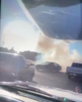 ضبط قائد مركبة يمارس التفحيط في عرعر