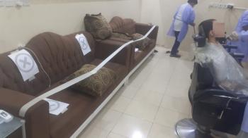 حملات رقابية على صوالين الحلاقة والمطاعم بحفر الباطن