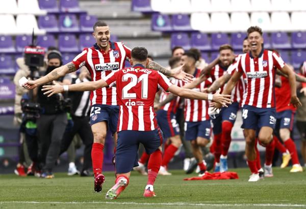 أتلتيكو يتوج بلقب الدوري الإسباني للمرة الـ11