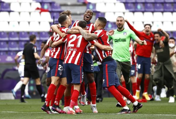 أتلتيكو يتوج بلقب الدوري الإسباني للمرة الـ11