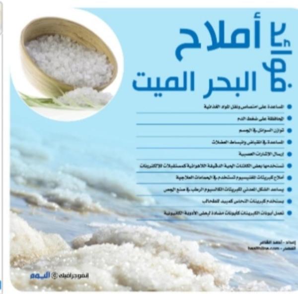 فوائد أملاح البحر الميت