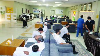 حملة «تبرع بالدم» في سيهات