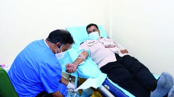 165 متبرعا بالدم في ختام «ومن أحياها 5» بسيهات