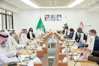 «القصبي» يبحث مع وزير الطاقة البريطاني العلاقات الاقتصادية