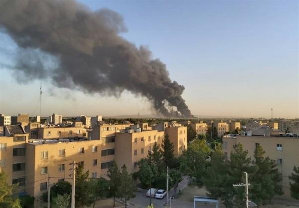 حريق كبير في مصفاة نفط بطهران